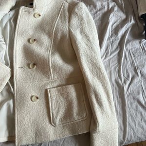 talbots cream coat